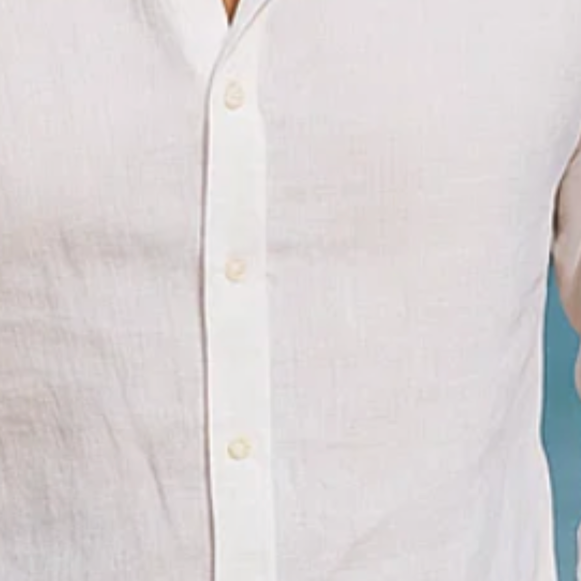 Linen shirt with long sleeves