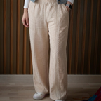 Linen Wide-Legged  Pant